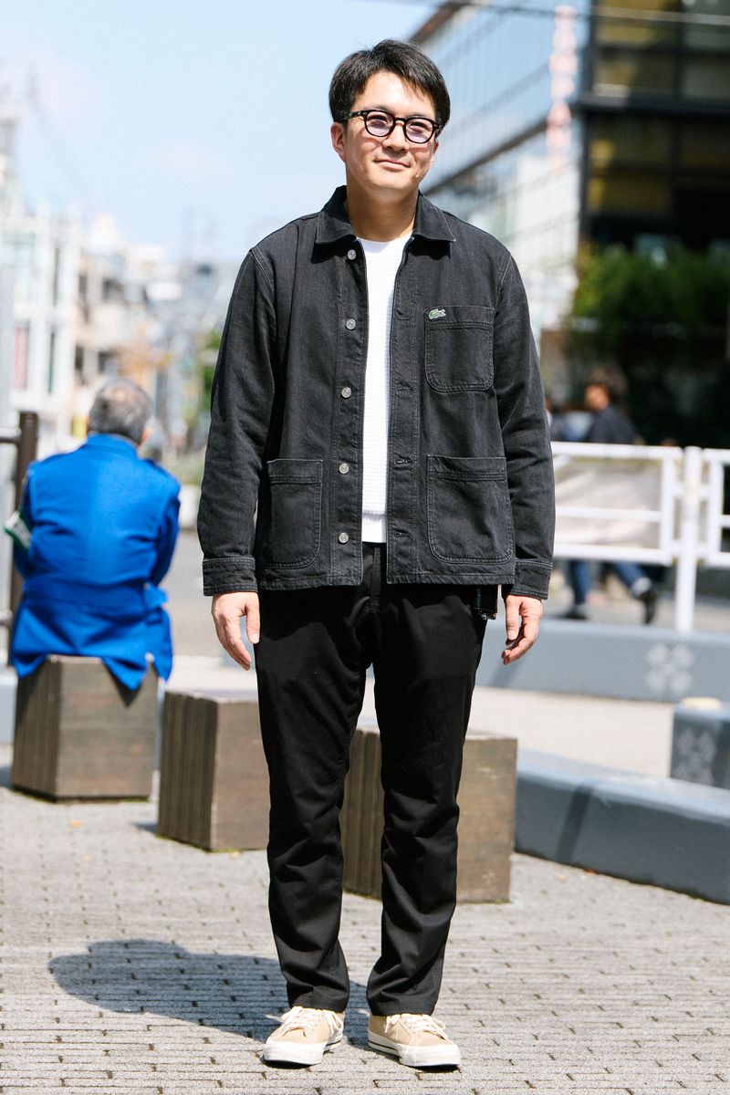 ラコステのGジャンコーディネート | 260402-0309-23 櫻庭敬亮