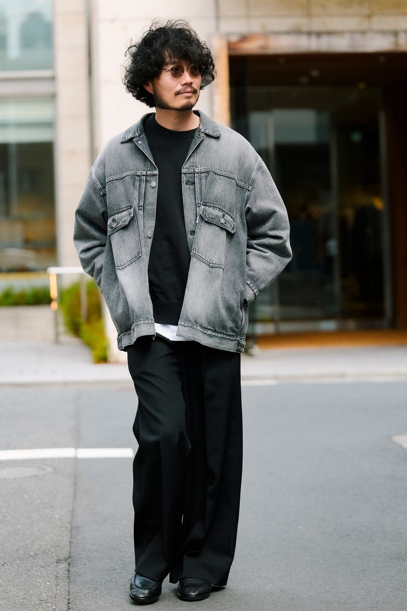 グラフペーパーのGジャンコーディネート | 260404-0809-37 北島豪士