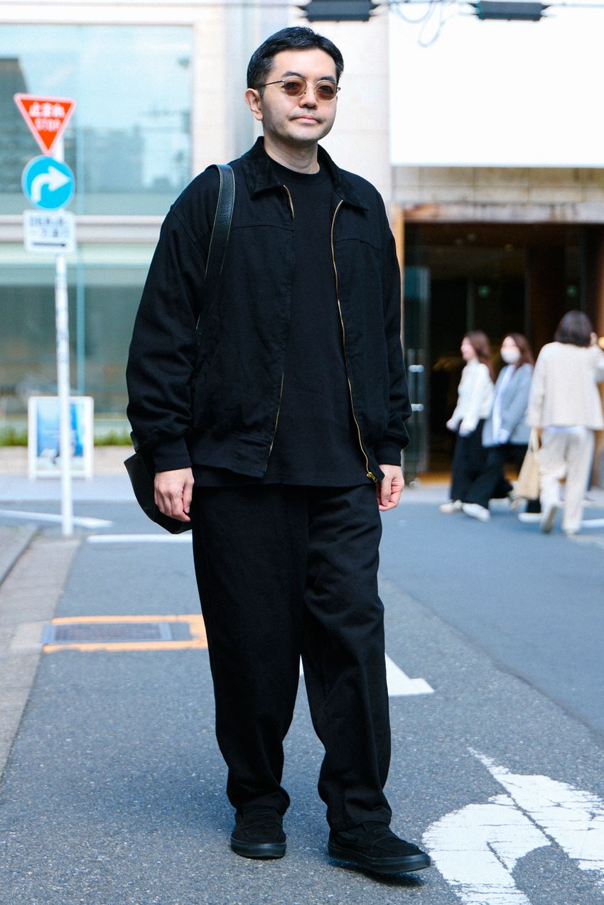 襟付き、無地、短丈。「シンプルブルゾン」ってこんなに使えるんだ！と示した洒落者たちをスナップ - 4枚目の画像