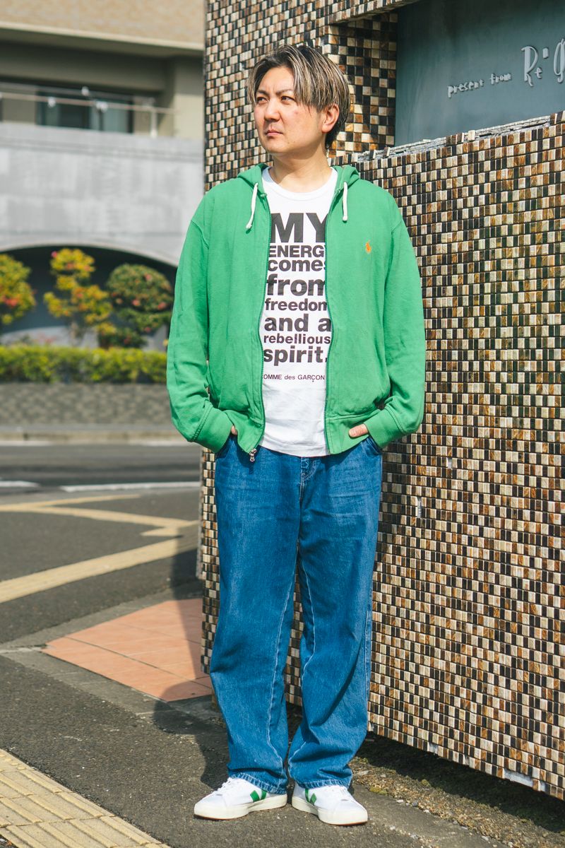 ラルフローレンのパーカコーディネート | 260404-1056-49 武田竜太 2枚目の写真