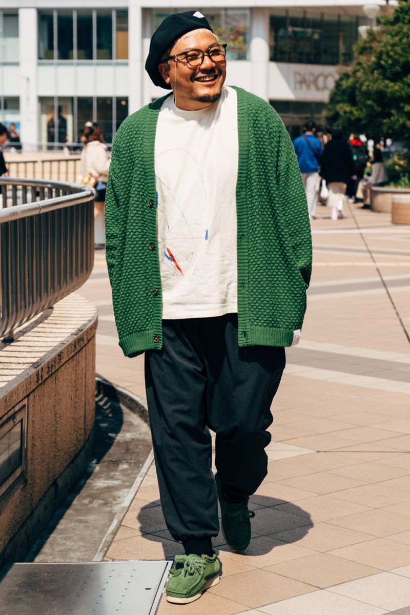 カンビオのカーディガンコーディネート | 260405-1116-56 齊藤 匠