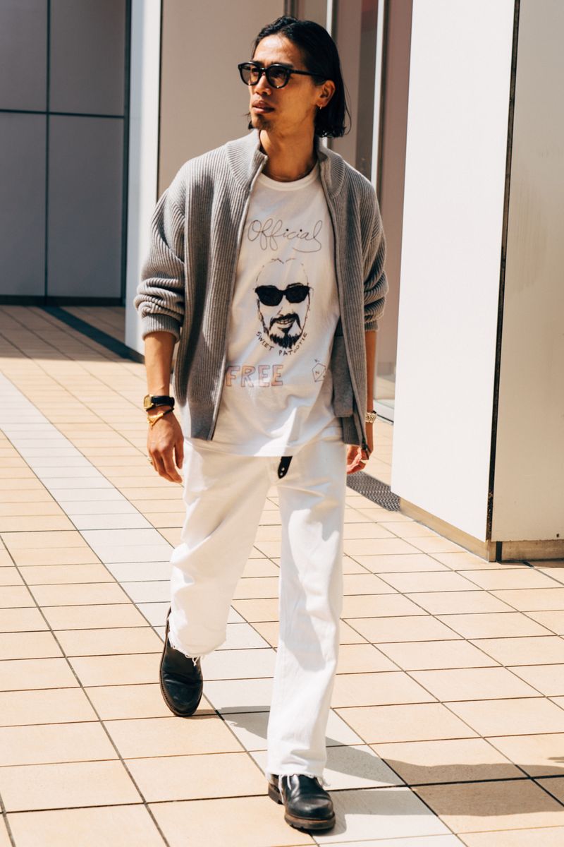 ロンハーマンのカーディガンコーディネート | 260405-1125-47 中川慎一