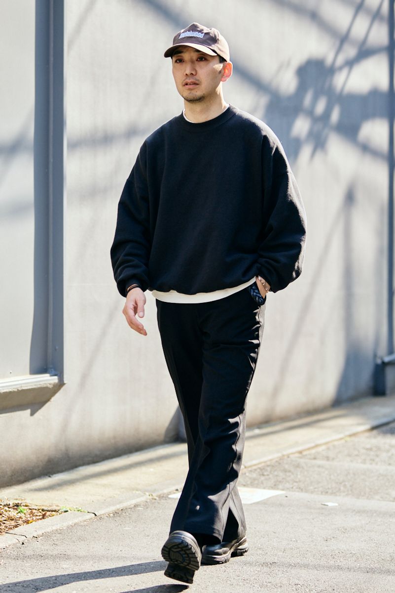 ヘインズのスウェットコーディネート | 260407-1432-49 加納啓史