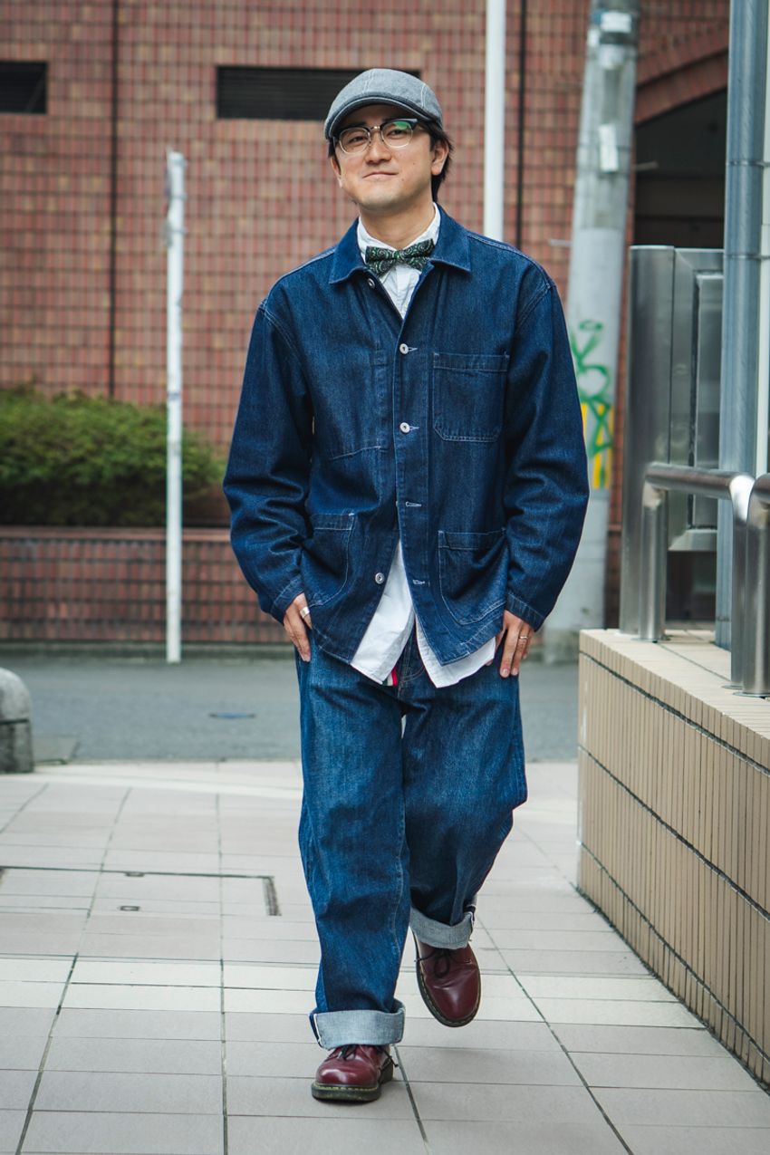 春の王道“シャツ＆デニム”で魅せた5名の大人たち。無地or柄、着こなし好例をスナップで - 11枚目の画像