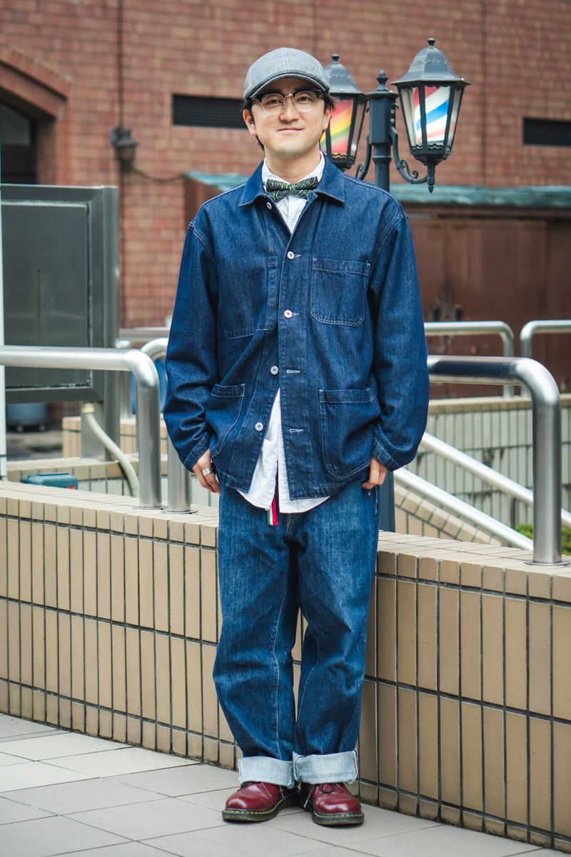 無印良品のGジャンコーディネート | 260408-0908-12 井上 隼 2枚目の写真