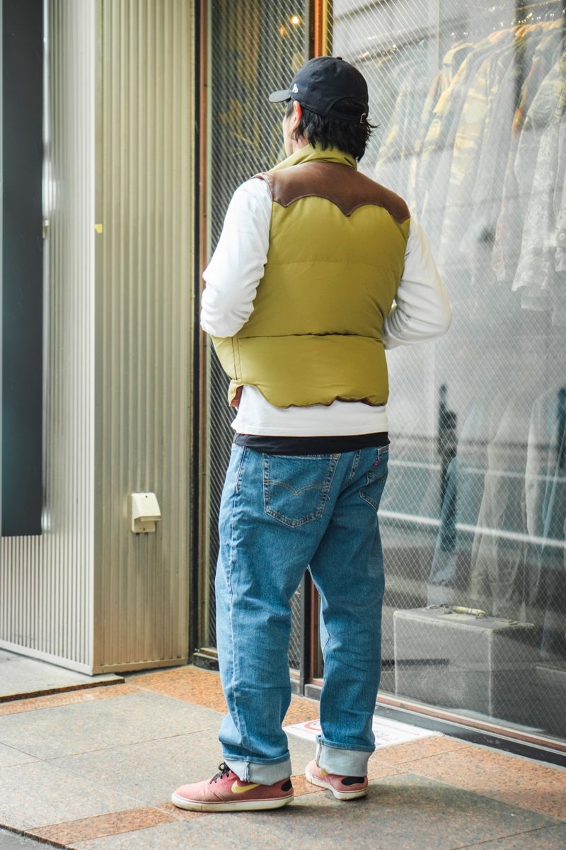 シュガーケーンのダウンベストコーディネート | 260408-1008-03 佐藤 晃 4枚目の写真