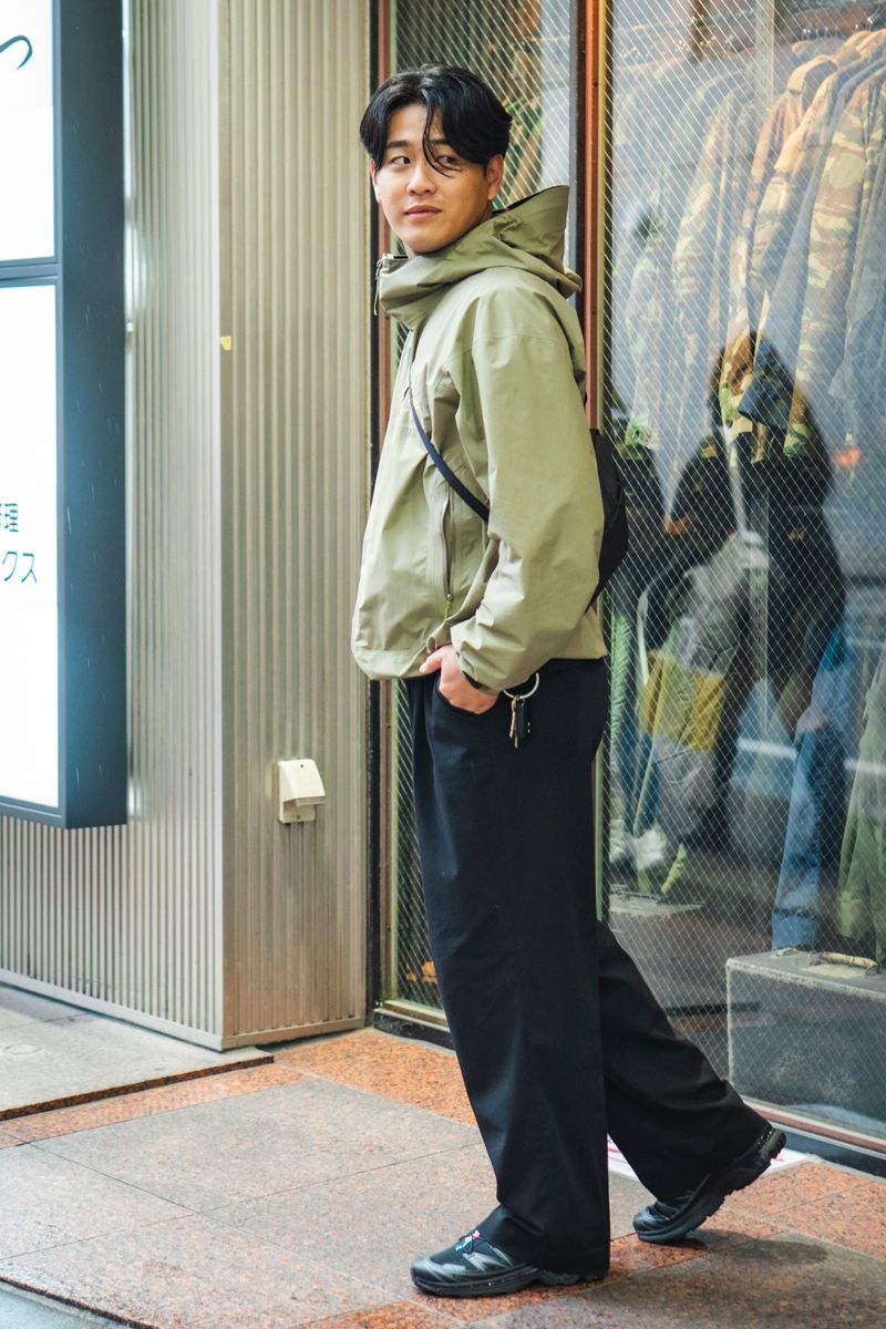 アークテリクスのジャケットコーディネート | 260408-1017-37 石井海輝 2枚目の写真