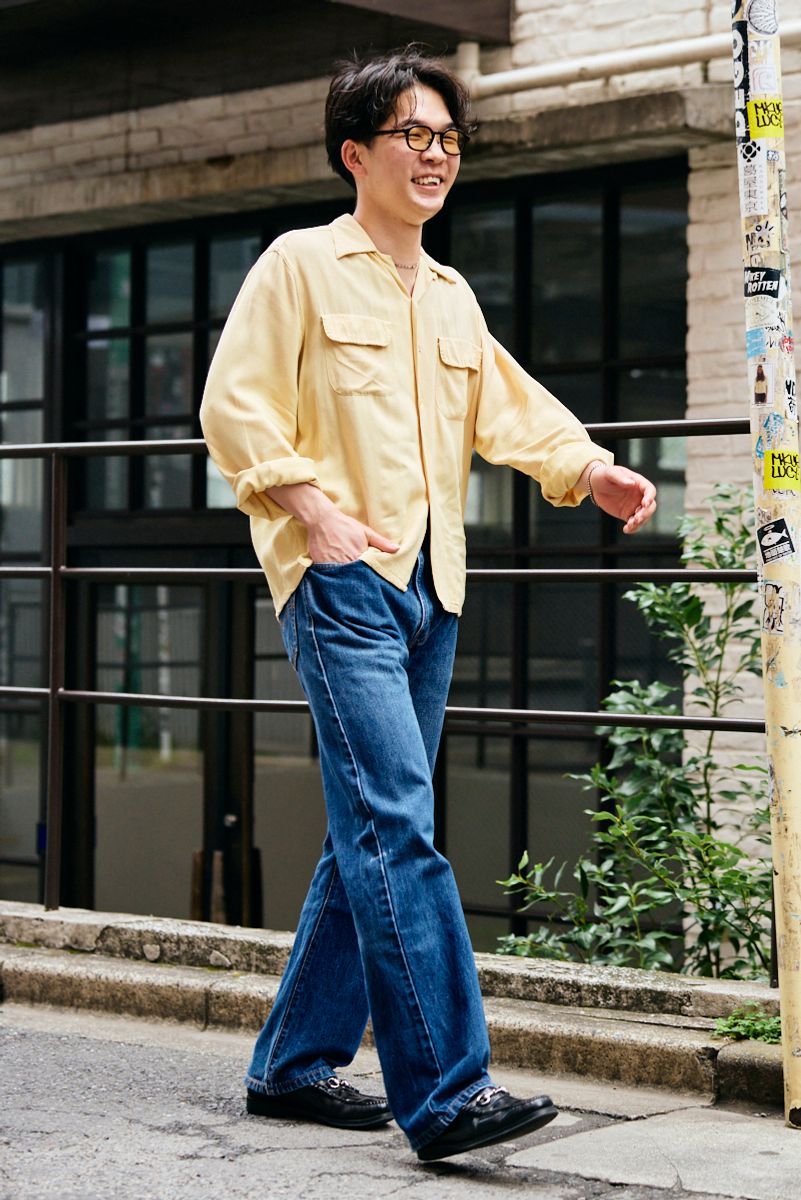 マックレガーのシャツコーディネート | 260408-1256-13 黒下哲平