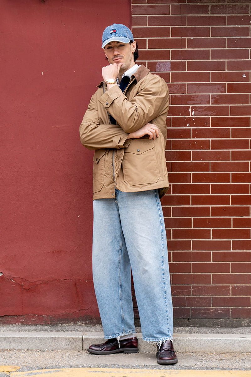 プルアンドベアのデニムコーディネート | 260408-2219-20 アレッサンドロ ティンぺリオ