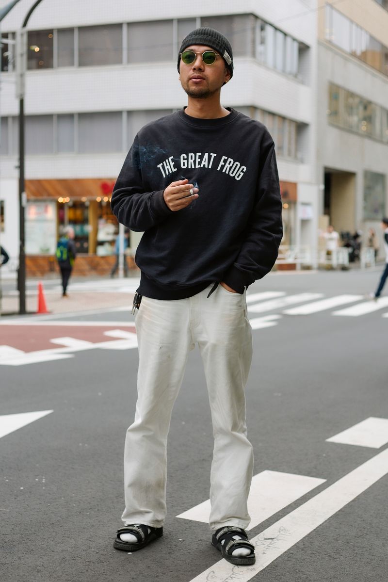 ザグレートフロッグのスウェットコーディネート | 260411-1350-43 大村達郎 2枚目の写真