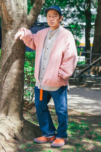 ジャケット ビームス  シャツ エディフィス  デニム ラングラー  シューズ ナイキ  帽子 ユナイテッドアローズグリーンレーベルリラクシング  ベルト ビームス