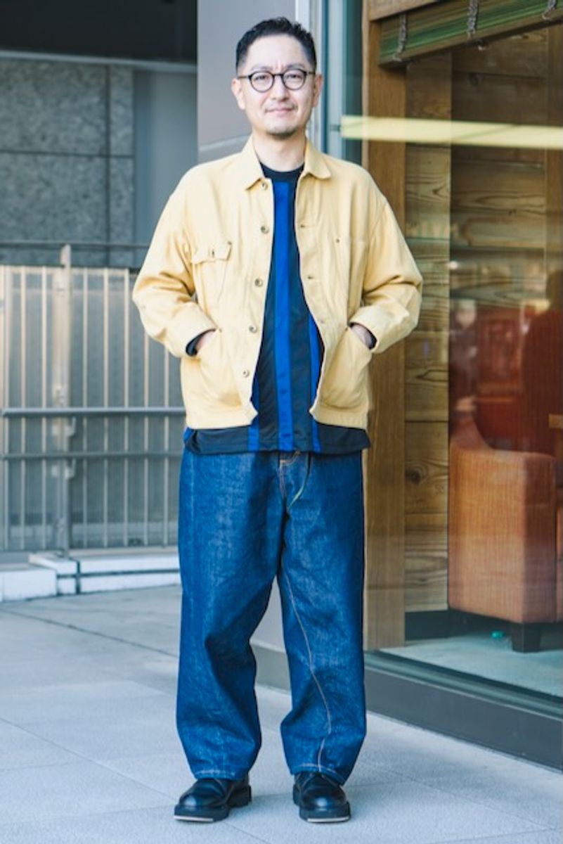 オーラリーのジャケットコーディネート | 260414-0422-06 わたなべやすお