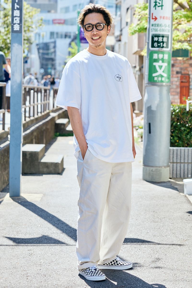 シュプリームのTシャツコーディネート | 260414-0454-43 森田恭平