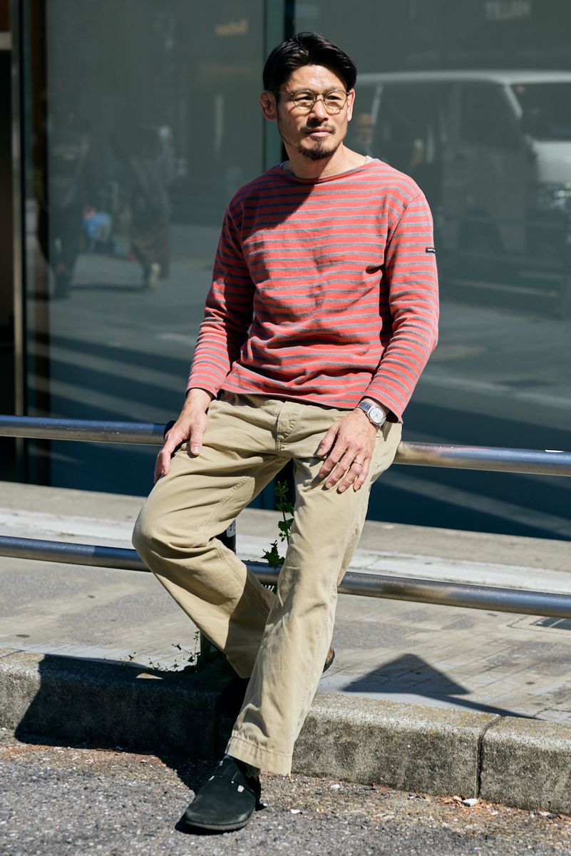 セントジェームスのTシャツコーディネート | 260414-0502-59 サイトウタケシ 2枚目の写真