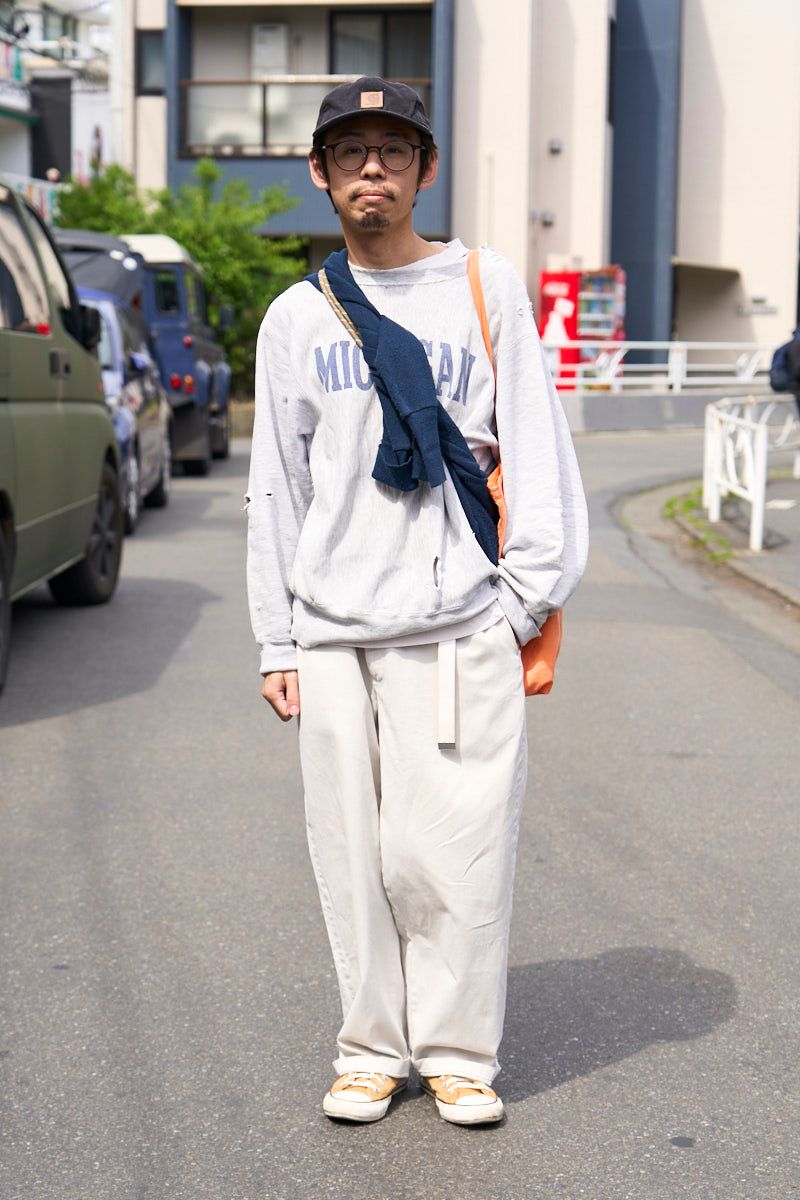 チャンピオンのスウェットコーディネート | 260420-0909-01 吉野敬一郎