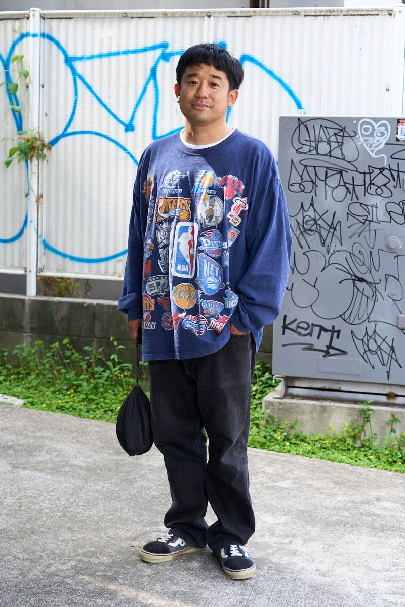 古着のカットソーコーディネート | 260420-0916-26 はじめ