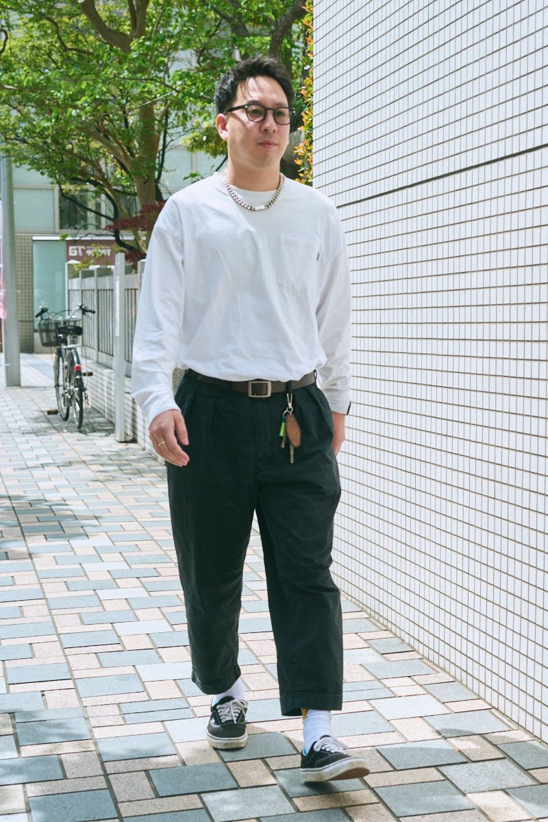 チャリアンドコーのTシャツコーディネート | 260421-0922-01 中田健太 3枚目の写真