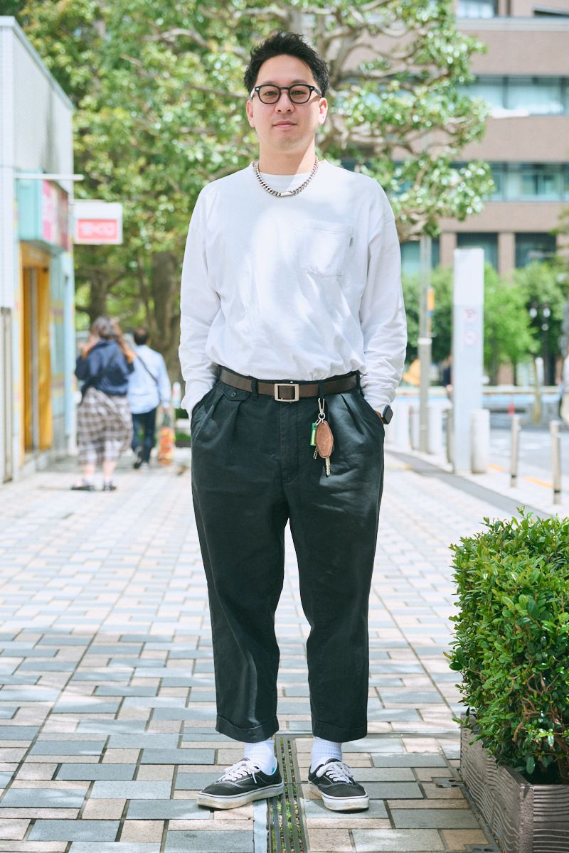 チャリアンドコーのTシャツコーディネート | 260421-0922-01 中田健太