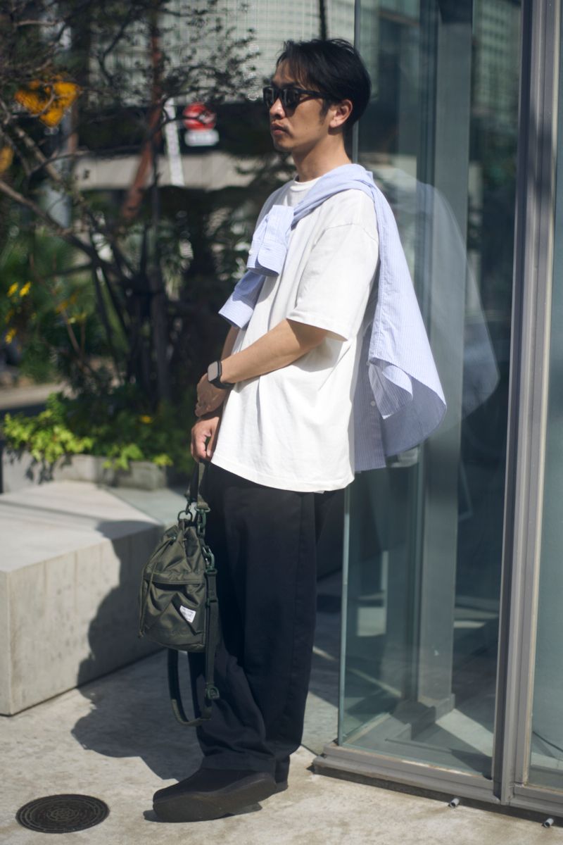 不明のTシャツコーディネート | 260421-1328-30 高橋和也