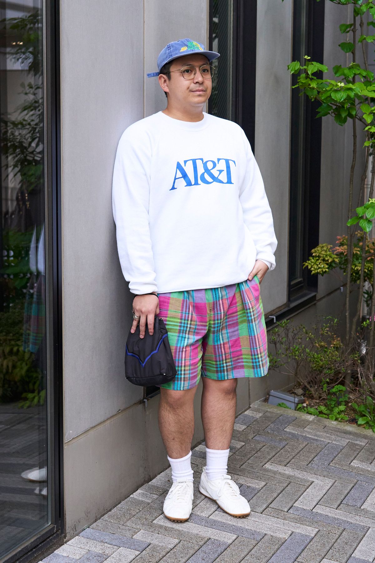 スウェット 古着  パンツ 古着  シューズ ナイキ×ジャックムス  帽子 古着  眼鏡 イエローズプラス  バッグ トーガ×アウトドアプロダクツ  リング ティファニー  リング2 ラルフローレン  リング3 不明