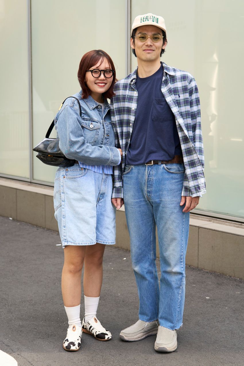「チェックシャツ」で実践したストリートスタイル5選！街の洒落者たちの合わせ方をスナップで - 2枚目の画像