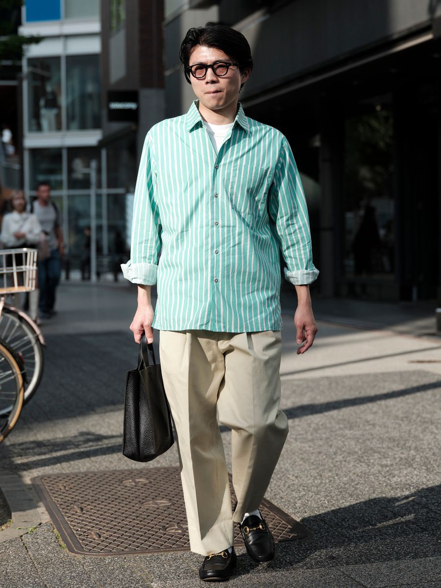 マリメッコのシャツコーディネート | 260424-0932-12 白根 友