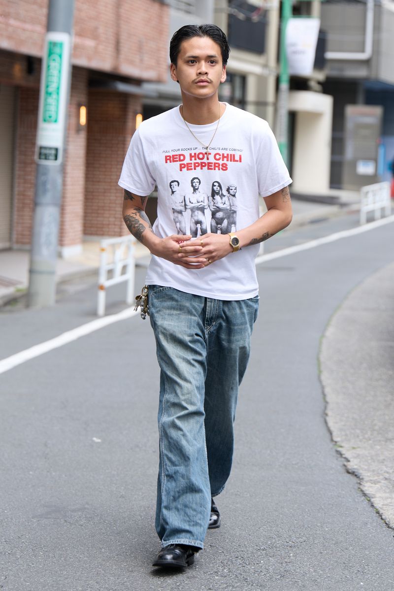 不明のTシャツコーディネート | 260427-1126-53 サントスケルビン