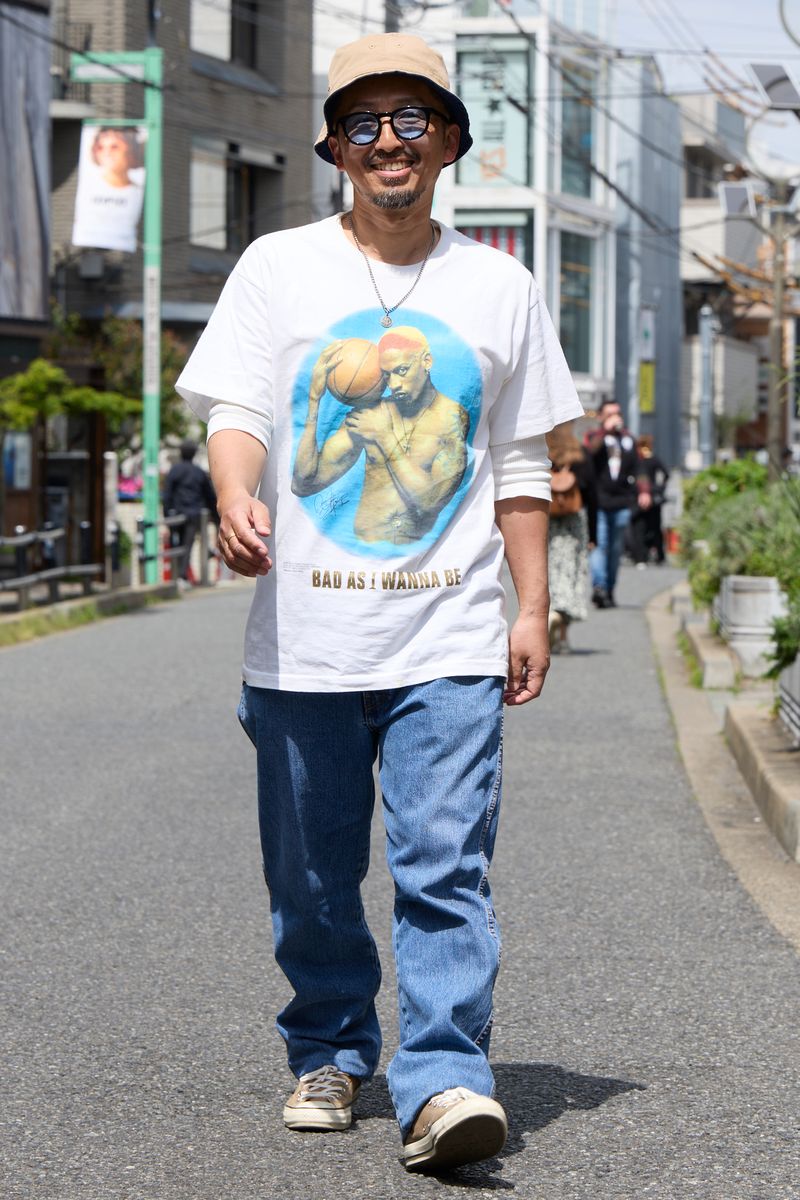 不明のTシャツコーディネート | 260426-1146-53 山崎 4枚目の写真