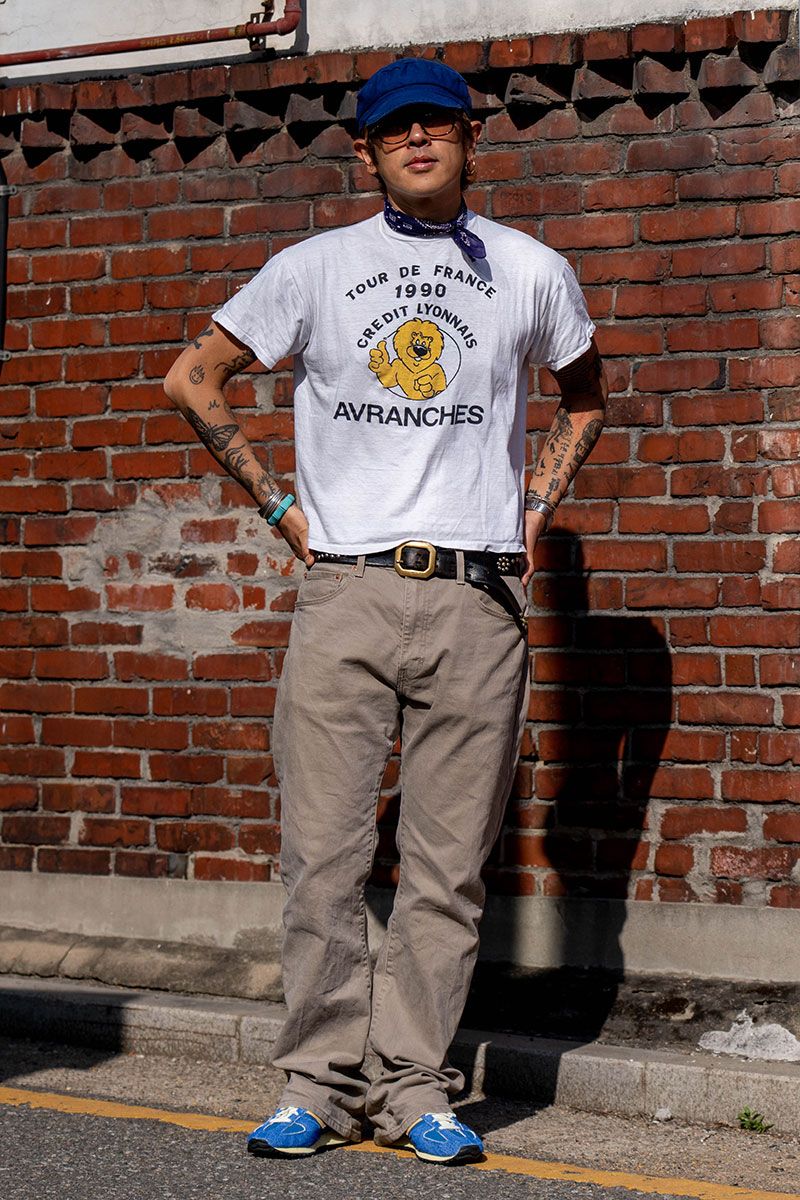 ヴィンテージ のTシャツコーディネート | 260427-2147-40 イ・ジョンユン 4枚目の写真