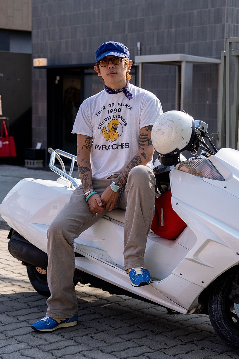 ヴィンテージ のTシャツコーディネート | 260427-2147-40 イ・ジョンユン