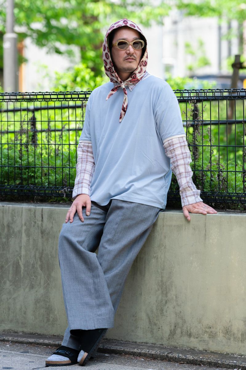 ビソウンのTシャツコーディネート | 260428-0956-44 古賀庸平