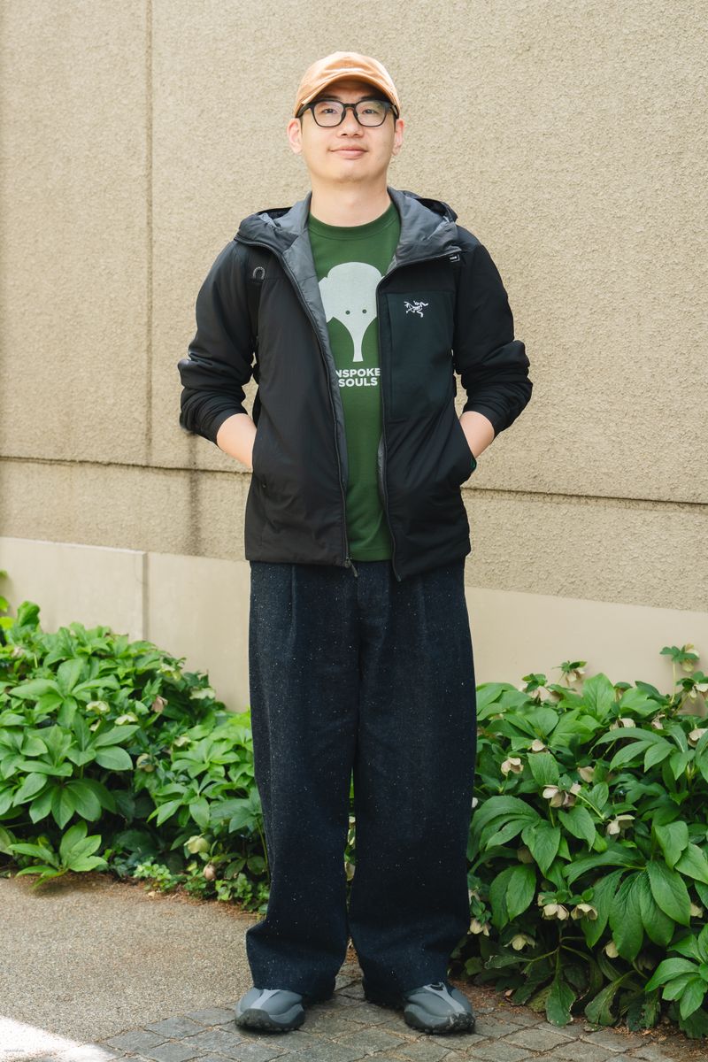 アークテリクスのジャケットコーディネート | 260430-0939-27 Yang Dayi