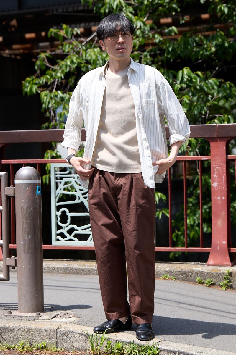 アーバンリサーチのシャツコーディネート | 260504-0755-35 調 大輔 3枚目の写真