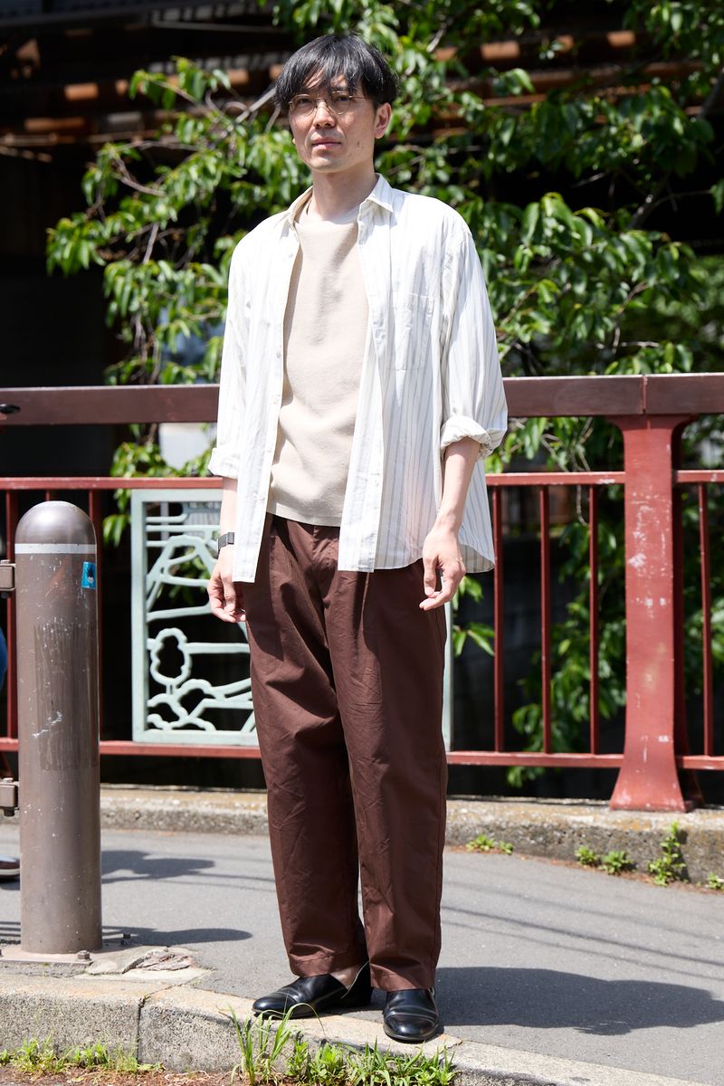 アーバンリサーチのシャツコーディネート | 260504-0755-35 調 大輔