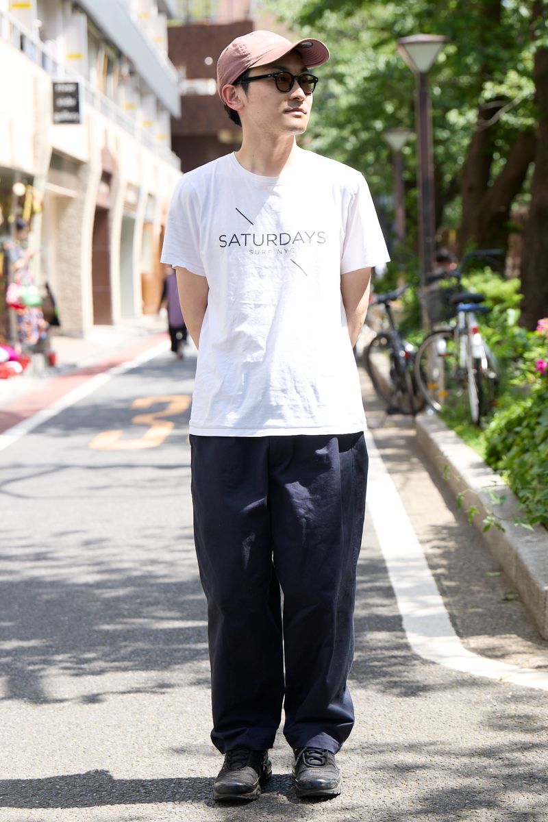 サタデーズニューヨークシティのTシャツコーディネート | 260505-0954-19 東 大貴 2枚目の写真