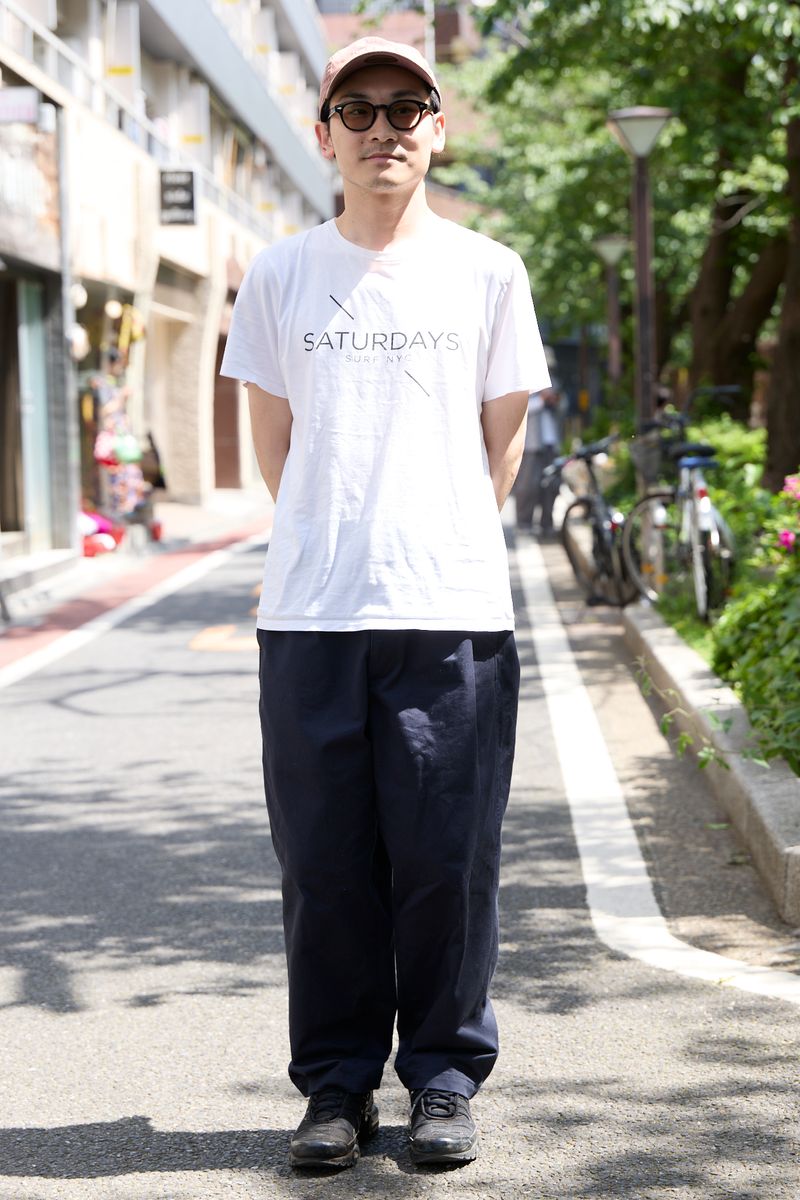 サタデーズニューヨークシティのTシャツコーディネート | 260505-0954-19 東 大貴 3枚目の写真