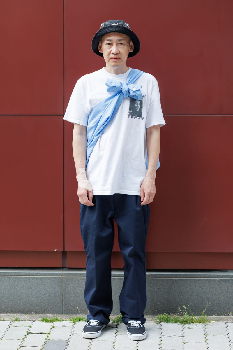 ステューシーのTシャツコーディネート | 260505-1409-18 牧 信吾 3枚目の写真
