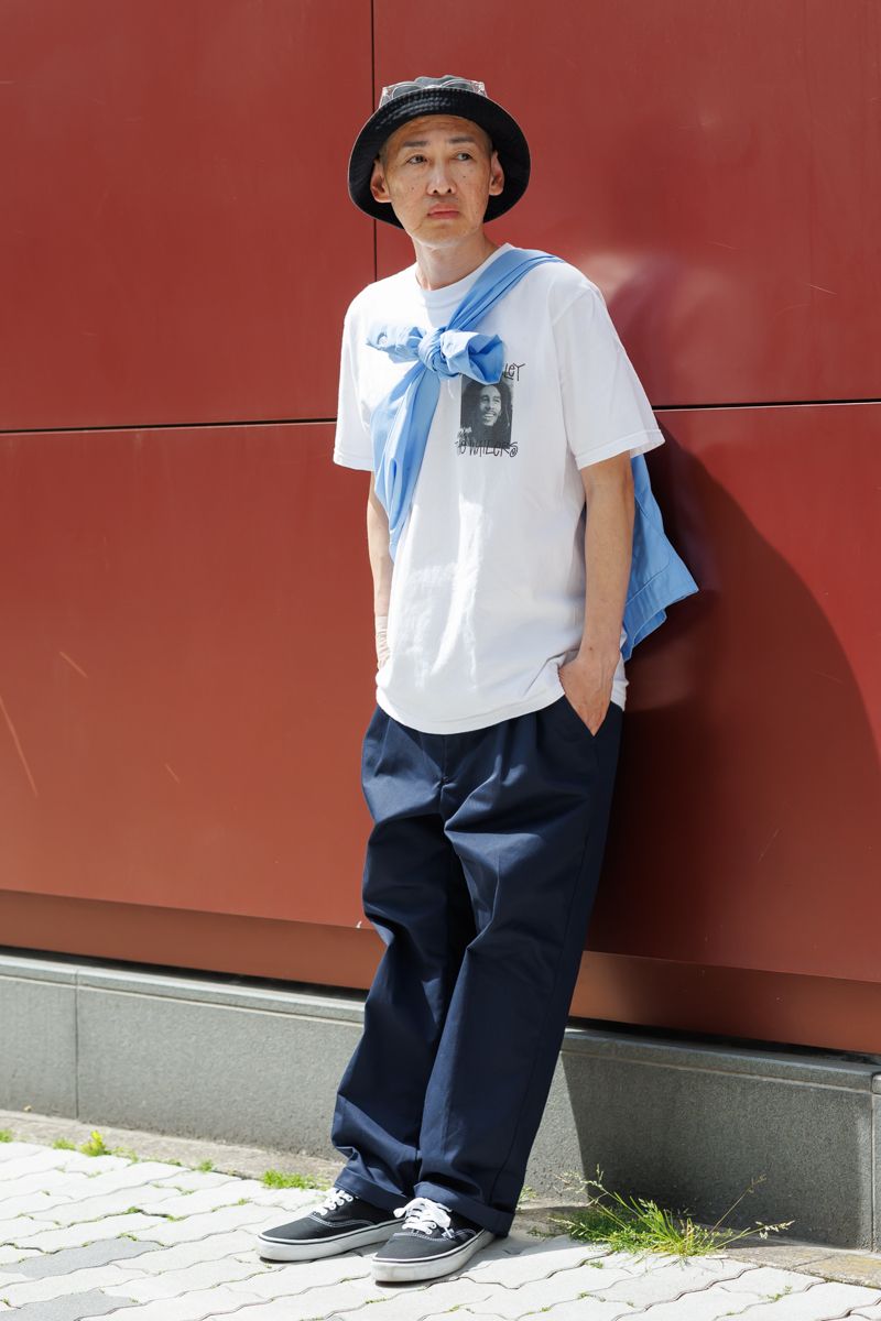 ステューシーのTシャツコーディネート | 260505-1409-18 牧 信吾