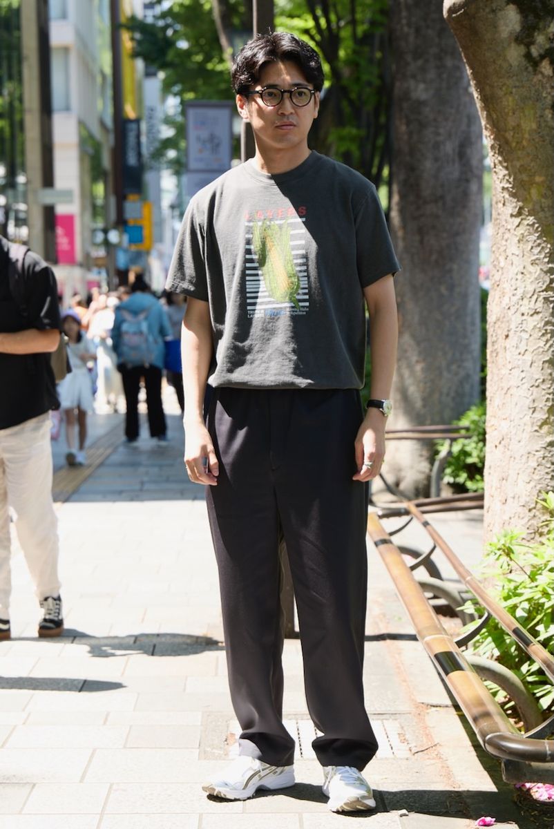 クロのTシャツコーディネート | 260506-1620-06 井出脩斗 2枚目の写真