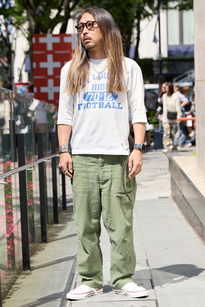 チャンピオンのTシャツコーディネート | 260510-1223-09 鈴木一史 2枚目の写真