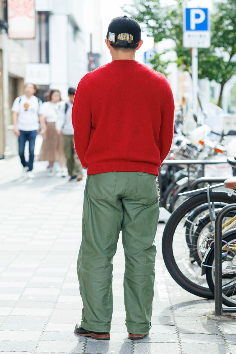 古着のカーディガンコーディネート | 260510-1518-44 久芳翔也 4枚目の写真