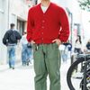 古着のカーディガンコーディネート | 260510-1518-44 久芳翔也