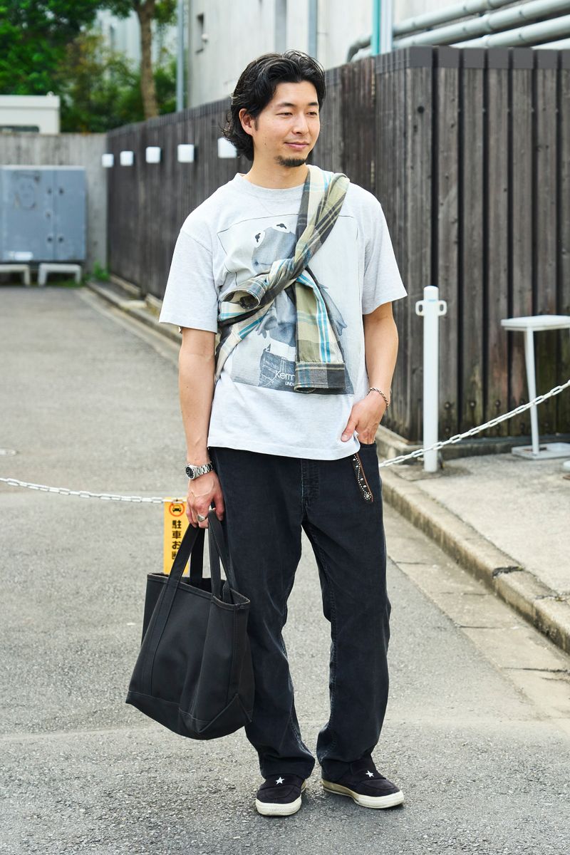 古着のTシャツコーディネート | 260510-1558-09 佐藤康平