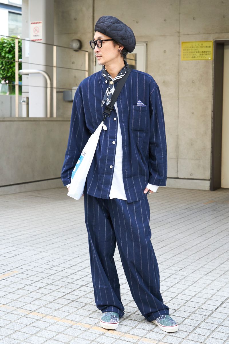 無印良品のジャケットコーディネート | 260510-1619-17 サトウ