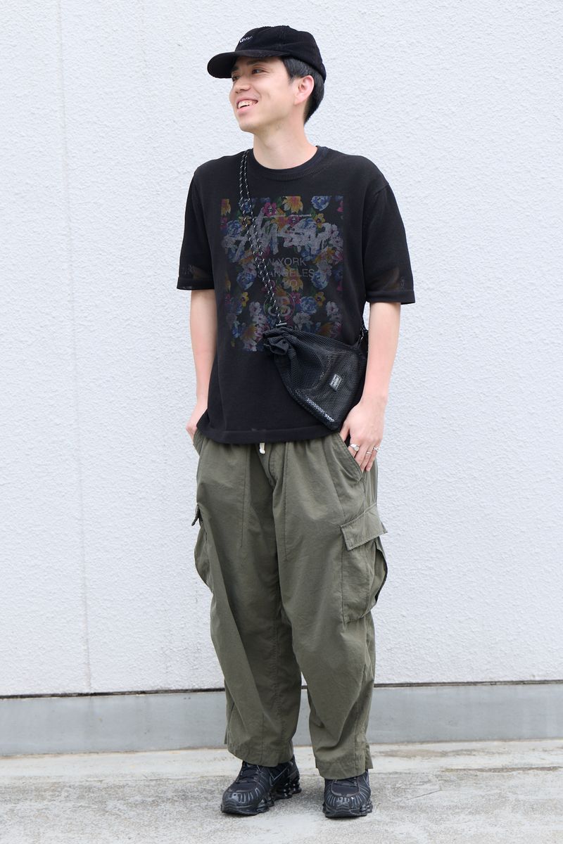 ステューシーのTシャツコーディネート | 260517-1524-56 岸野崇志 2枚目の写真