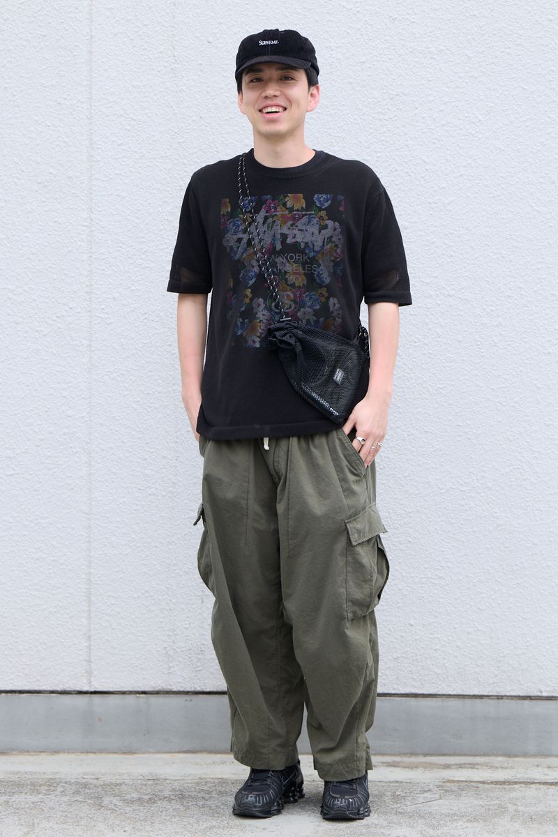 ステューシーのTシャツコーディネート | 260517-1524-56 岸野崇志 3枚目の写真