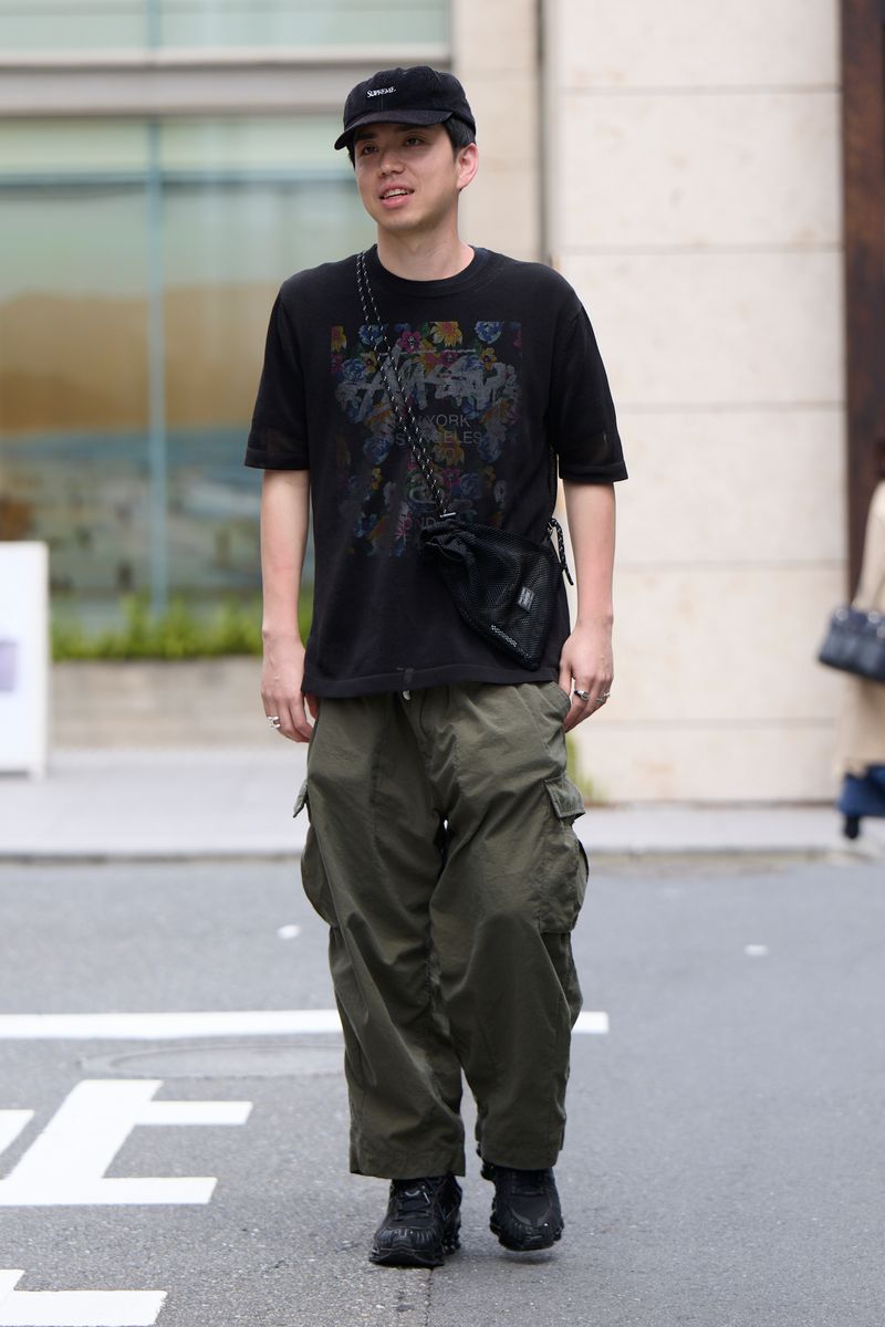 ステューシーのTシャツコーディネート | 260517-1524-56 岸野崇志