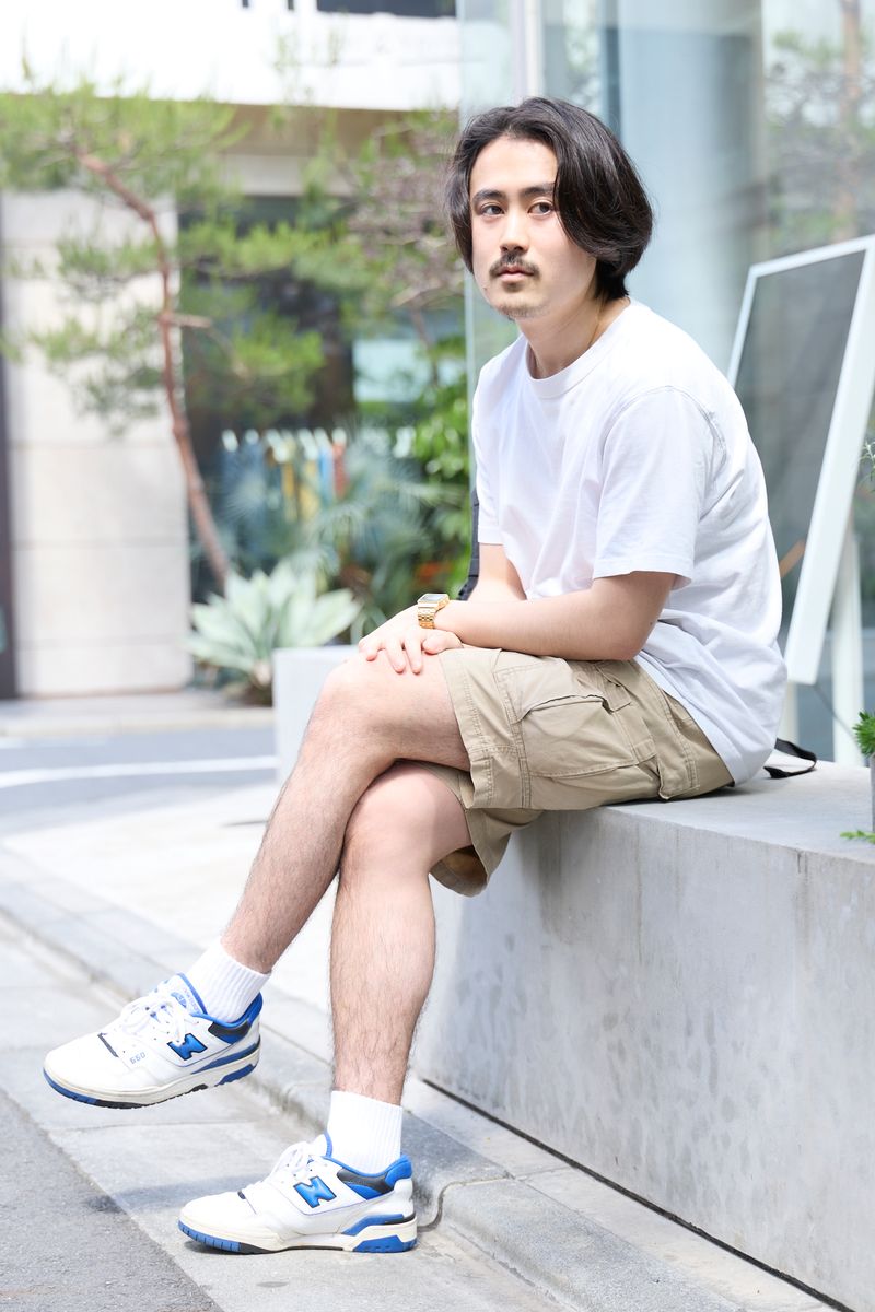 ユニクロのTシャツコーディネート | 260517-1618-43 中山梧朗