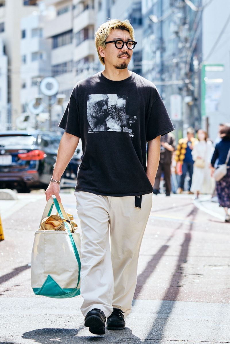 ステューシーのTシャツコーディネート | 260524-0853-45 西田脩平