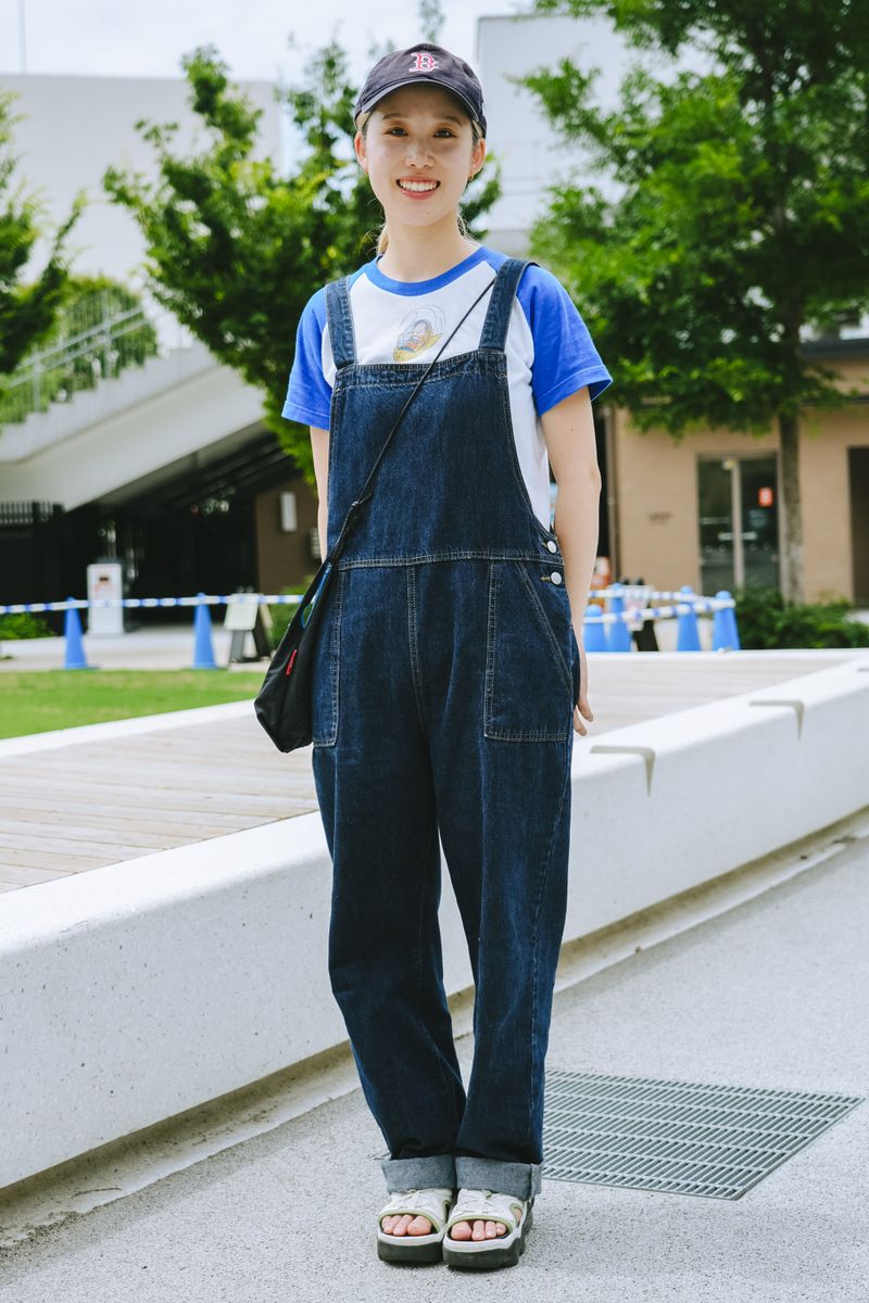 古着のオーバーオールコーディネート | 260610-0708-25 須藤有華